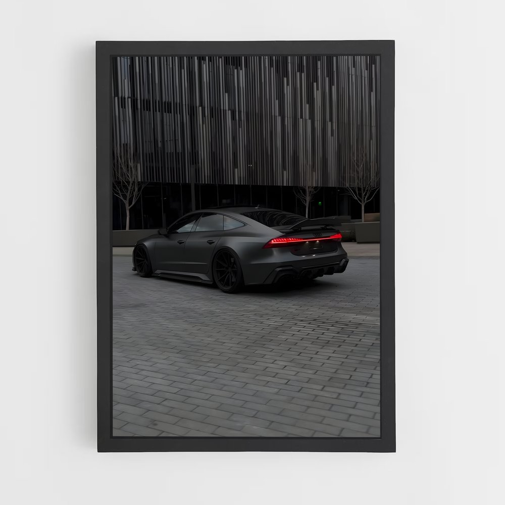 Poster L'Agilité Noire – affiche Audi (vue 2)